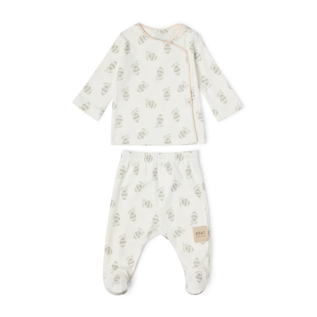 Pyjamas deux pièces Imprimé rose