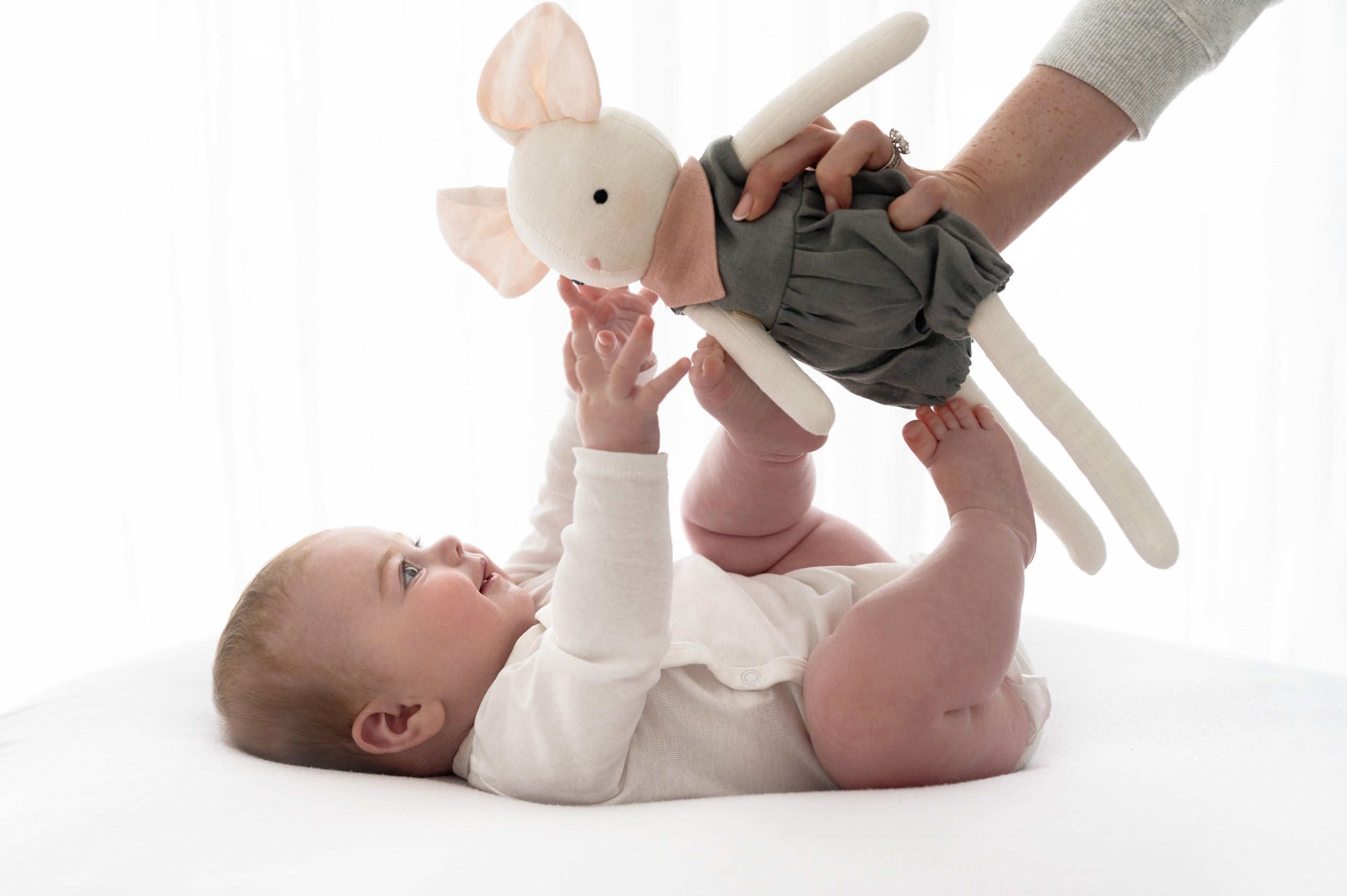 Peluche souris pour tout petit