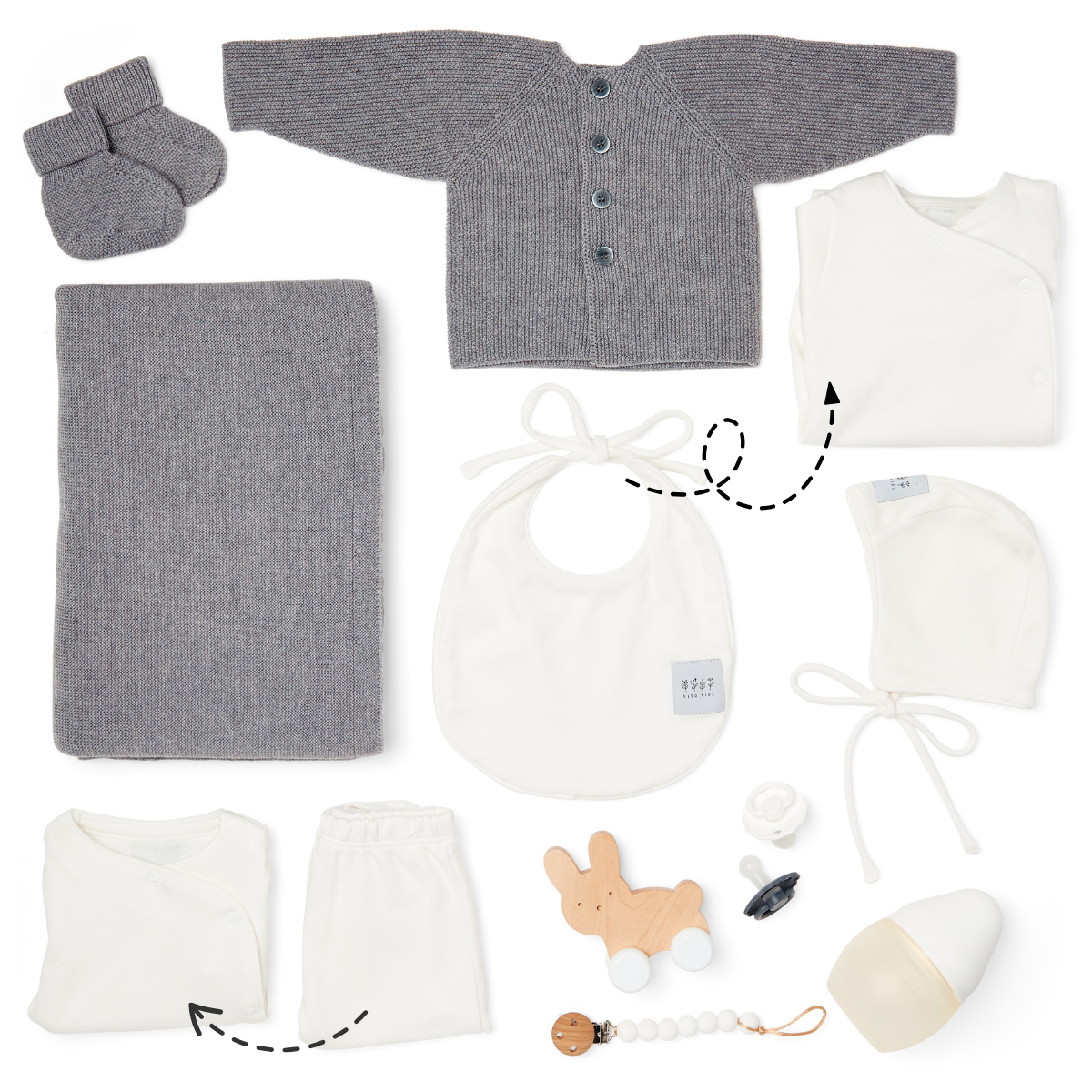Pyjamas une pièce Blanc