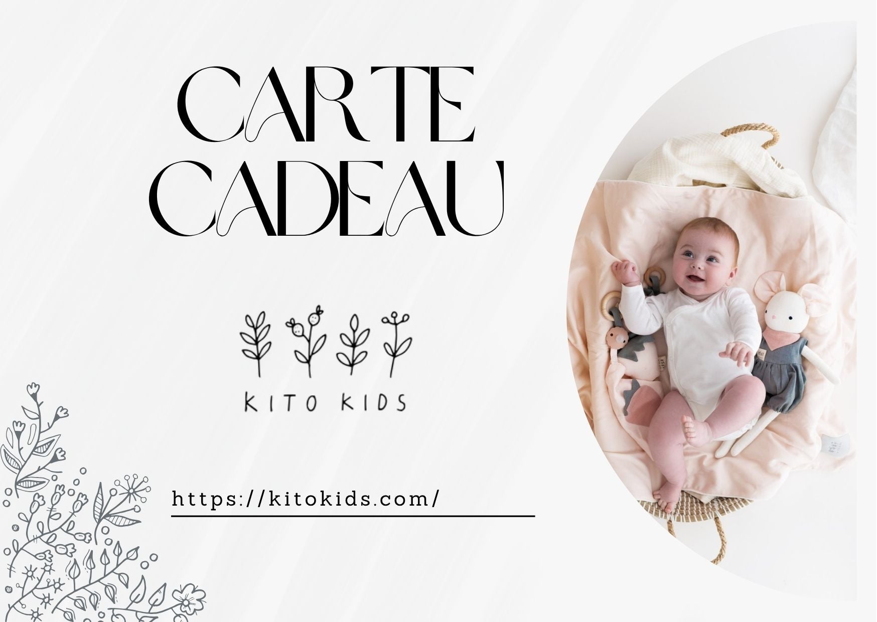 Cartes cadeaux Kitokids