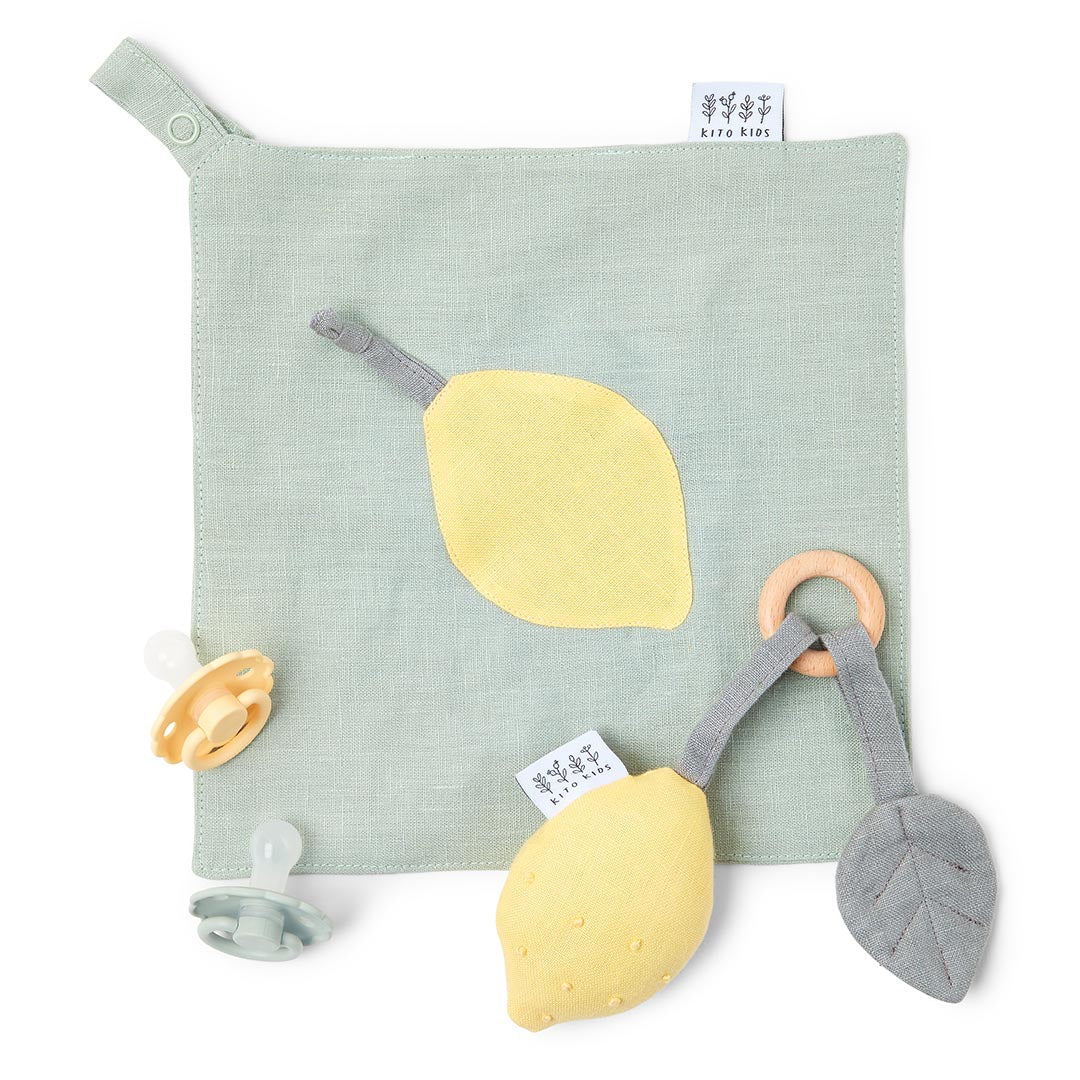 Pacifier Holder Gift Set - Lemon